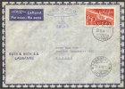 SWITZERLAND, PRO AERO 1946 ON COVER, STAGE LUZERN-LAUSANNE - First Flight Covers