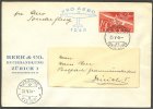 SWITZERLAND, PRO AERO STAMP FROM 1946 ON COVER - Erst- U. Sonderflugbriefe