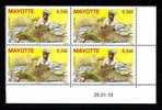 MAYOTTE 2010 Poste N° 233** Bloc De 4 Coin Daté   Neuf Ier Choix. SUPERBE. (Artisanat, La Vannerie) - Autres & Non Classés