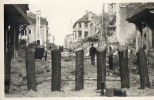 BERCK (62) Carte Photo Bombardements Guerre 1939-1945 Rue Animation - Berck