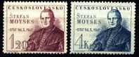 CS 1947 Mi 525-6 ** Moyzes - Unused Stamps