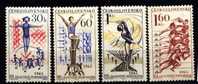 CS 1965 Mi 1538-41 Yt 1404-1407 ** Spartiaciade, Sport - Unused Stamps