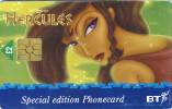 TELECARTES - ROYAUME-UNI - Série Hercules : Megara ., £2 , Utilisée, TBE - BT Général
