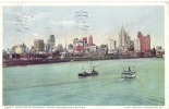 Skyline Of Detroit, From Ambassador Bridge - Detroit