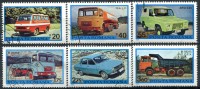 Roumanie - Y&T  2928 à 2933 (o) - Voitures - Camions - Oblitérés