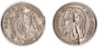 FRANCE 5  FRANCS  1867   ARGENT  SATIRIQUE - 5 Francs