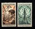 CS 1958 Mi 1083-4 ** Yt 967-968 - Unused Stamps