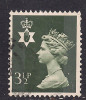 NORTHERN IRELAND GB 1974 3 1/2p OLIVE GREY USED STAMP SG N115. (486 ) - Noord-Ierland