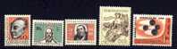 CS 1965 Mi 1561-5 Yt 1426-1430 ** - Unused Stamps