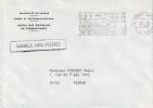 E34bis. LETRE MONACO MONTE CARLO SERVICES DES POSTES ANNEE 1983 - Postmarks