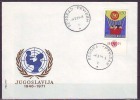 YUGOSLAVIA - JUGOSLAVIJA  -  UNICEF - CHILD.PAINTED  - FDC  - 1971- - UNICEF