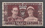 1 W Valeur Used, Oblitérée - U. K. - GRANDE BRETAGNE * 1937 - YT 223 - N° 941-48 - Used Stamps