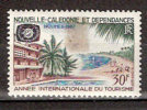 Timbre Nouvelle Calédonie 1967 Y&T N°339 *. Année Internationale Du Tourisme. 30 F. Vert, Brun-lilas Et Bleu. Cote 6.00€ - Neufs