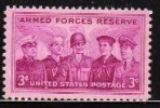 1955 USA Armed Forces Reserve Stamp Sc#1067 Marine Coast Guard Army Navy Air Corps Martial Eagle - Ongebruikt