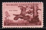 1956 USA  Wildlife Conservation,Wild Turkeys Stamp Sc#1077 Bird - Nuovi