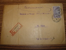 No.144 MERSON LETTRE RECOMMANDE EINSCHREIBEN 1923  STRASBOURG Pour EN VILLE - Covers & Documents