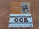 Papier à Cigarettes OCB (blanc - N°4 GOMME FILIGRANE) Publicité FILTRES SLIM - Altri & Non Classificati