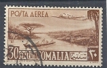 1950-51 SOMALIA AFIS USATO POSTA AEREA 30 CENT - RR9649 - Somalia (AFIS)