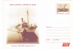 HUNTING SHIP GRYTVIKEN,WHALES BALEINS 1 STATIONERY COVERS ENTIER POSTAL UNUSED 2004,ROMANIA. - Baleines