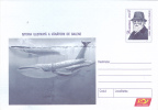 HUNTING,WHALES BALEINS,SVEND FOYN, 1 STATIONERY COVERS ENTIER POSTAL UNUSED 2004,ROMANIA. - Baleines