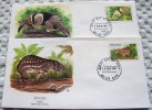 == Belize , Tiere FDC 1989 WWF - Belice (1973-...)