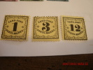 BADEN, SCOTT# LJ1OG,LJ2OGH,&LJ3OG, RURAL POSTAGE DUE,UNUSED - Postfris