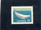 TIMBRES - CANADA -Canada, Beluga, Baleine, Whale, Poisson, Fish - Unused Stamps