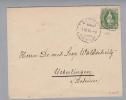 Schweiz 1894-08-09 Basel Brief Nach Ueberlingen De Stehende Zu#67C - Cartas & Documentos