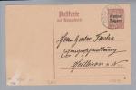 Heimat DE Bayern Osterhofen 1920-03-01 15Pf. GS Ueberdruck - Postal  Stationery