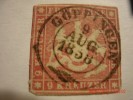 WURTTEMBURG, SCOTT,#17, 9kr CARMINE ROSE, USED - Oblitérés