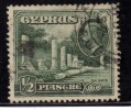 Cyprus Used 1934, 1/2p Marble Forum - Chipre (...-1960)