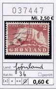 Grönland - Greenland -  Michel 36 - Oo Oblit. Used Gebruikt - Usados
