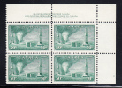 Canada Scott #294 MNH 50c Oil Wells Upper Right Plate #1 - Plattennummern & Inschriften