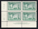 Canada Scott #294 MNH 50c Oil Wells Lower Left Plate #1 - Num. Planches & Inscriptions Marge