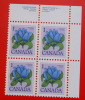 CANADA 1977 FLOWERS BLOCK MNH** - Neufs