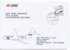 Sweden First SAS DC-9 Flight Gothenburg - Helsinki 31-10-1988 - Storia Postale