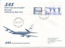 Sweden First SAS Flight DC-8 Non Stop Flight Gothenburg - New York 2-11-1977 - Brieven En Documenten