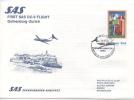 Sweden First SAS DC-9 Flight Gothenburg - Zurich 1-4-1979 - Covers & Documents