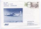 Sweden First SAS Fokker F-27 Flight Jönköping - Copenhagen 7-1-1985 - Storia Postale