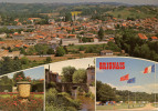 BRIGNAIS (Rhône) - Carte Multivues : Vue Aérienne / Jardins / Pont / Camping - Circulée En 1978, 2 Scans - Brignais