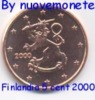 FINLANDIA 2000 1 + 2 + 5  Cent FDC BU DA DIVISIONALE - Finnland