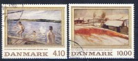 D116. Denmark 1988. Paintings. Michel 932-33. Cancelled(o) - Impressionisme