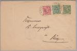 Heimat De BW Leonberg 1898-01-12 Dienst-GS 5+5+10Pf.nach Stuttgart - Postal  Stationery
