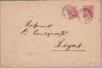 Heimat De BW Herrenberg 1897-12-04 Dienst-GS 10+10Pf. Nach Stuttgart - Postal  Stationery