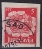 Yugoslavia - Envelope Cover Letter - Stationery Cut / Mail Stage Coach - Used - 5 Din - Postal Stationery