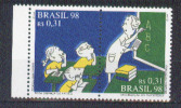 Brasil 1998 YT2383-84 ** Educacion: Todos Los Niños A La Escuela. Mejoramiento De La Enseñanza. Education: All Children - Unused Stamps