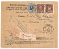 Lettre - BELGIQUE - MOLENBEEK Recommandée Càd /Paire Frc Albert+50 Cmes Armoiries  - 1934 - Brieven En Documenten