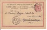 POSTKARTE -Postkarte, K. Württ. Amtlicher Verkehr Ungel. Postfrisch, Zehn, Pfennig - VIAGGIATA 1886 - POSTE  STUTTGART - Postal  Stationery