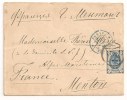 Lettre - RUSSIE - Empire - Càd S/TP Aigle Bicephale  Vert Sur Fond Vert  - 7 Kp. 1884 - Usati