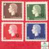 Canada Set Of 4 Stamps # O46 -O49 - Scott - Unitrade - G Overprinted - Mint - Dated: 1963 - Unused Stamps